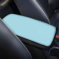 Light Blue Car Armrest Cover Center Console Cushion Lid Handrail Box Pad Soft Neoprene
