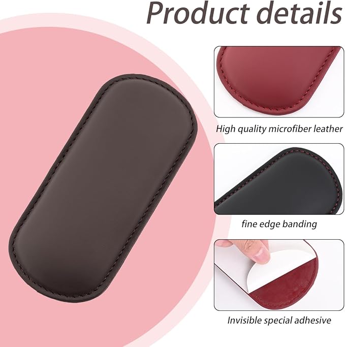 Car Knee Cushion, Leather Memory Foam Vehicle Center Console Knee Rest Cushion Pad, Soft Comfort Auto Door Armrest Leg Elbow Support Pillow, Universal for Vehicles (Brown)