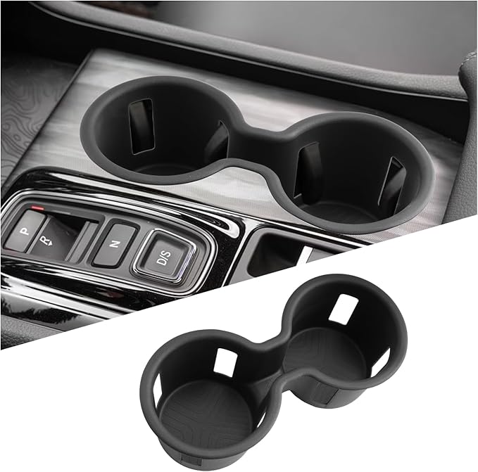 Ruiya 2023-2025 Pilot Center Console Cup Holder,for Honda Pilot Accessories TPE Material Cupholder Coaster Liner Compatible with 2023 2024 2025 Honda PilotLX/Sport/EX-L/TrailSport/Touring/Elite