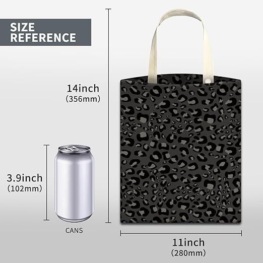 ABUIFDK Car Trash Can, Cute Car Trash Bag, Hanging Car Organizer and Storage Bag, Trash Bin for Car Accessories, Vehicle, Travelling, Camping Black Leopard Skin