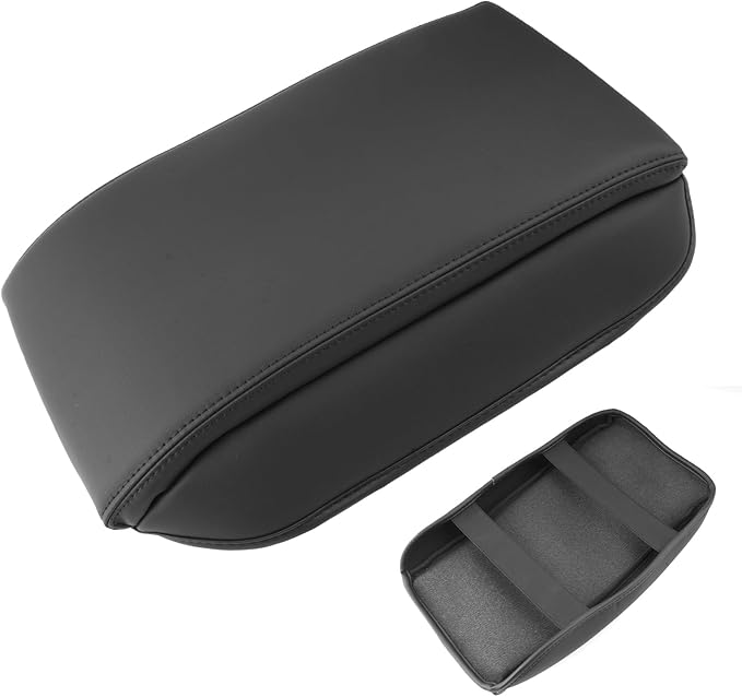 SXCY for 2024 2025 2026 Land Cruiser Armrest Cover for Toyota Land Cruiser 2025 2026 Center Console Cover 2024 2025 2026 Land Cruiser Center Console Cover for 2025 2026 Land Cruiser (Black Line (Pad))