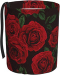 Flower Car Trash Can,Car Accessories Waterproof Car Organizer Foldable Portable Trash Bin Can Be Hung on The Back Seat Garbage Can for Various Cars