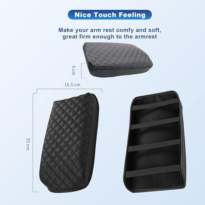 CDEFG Center Console Cover Armrest Cover Center Console Pad for 2021 2022 Sorento Car Interior Accessories Arm Rest Protective Cover Scratch Resistance