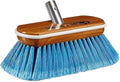 STAR BRITE 8" Premium Cleaning Brush - Synthetic Wood Block with Durable, High-Density Star Prene Fibers for Boat, RV & Auto Surfaces - Extend-A-Brush Handles - Medium Bristle, Blue (040171)