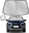 Fonowka Windshield Sun Shade for Honda CRV 2012-2016 CR-V SUV Foldable Sun Sunshade for Car Front Window Blocks UV Rays and Heat Automotive Interior Protector Custom Fit Accessories