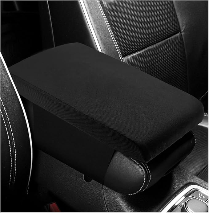 Car Center Console Pad, Memory Foam Center Console Cover Automotive Armrest Cushion, Soft Breathable Vehicle Arm Rest Seat Box Cover Protector, Interior Car Accessories