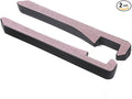 cwboine 2 Pack Sparkly Diamond Car Seat Gap Filler Universal Gap Filler for Car SUV and Truck Fit Between Seats and Console Stop Things from Dropping (Pink)