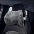 Ergonomic Memory Foam Car Neck Pillow with Adjustable Strap & Machine-Washable Cover - Long-Lasting Support for Long Drives & Office Uses(Darkgray)
