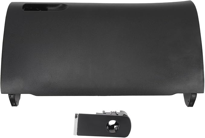 Glove Box Compartment Lid, ABS Precise Fit 8E1857124A Simple Installation Glove Box Cover for A4 B7 2001 To 2008 (Black)
