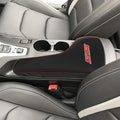 BOYOUS Armrest Cover Center Console Pad Full Protection Console Leather Arm Rest Interior Accessories Fit for Chevrolet Camaro 2016-2024-Red Stitches