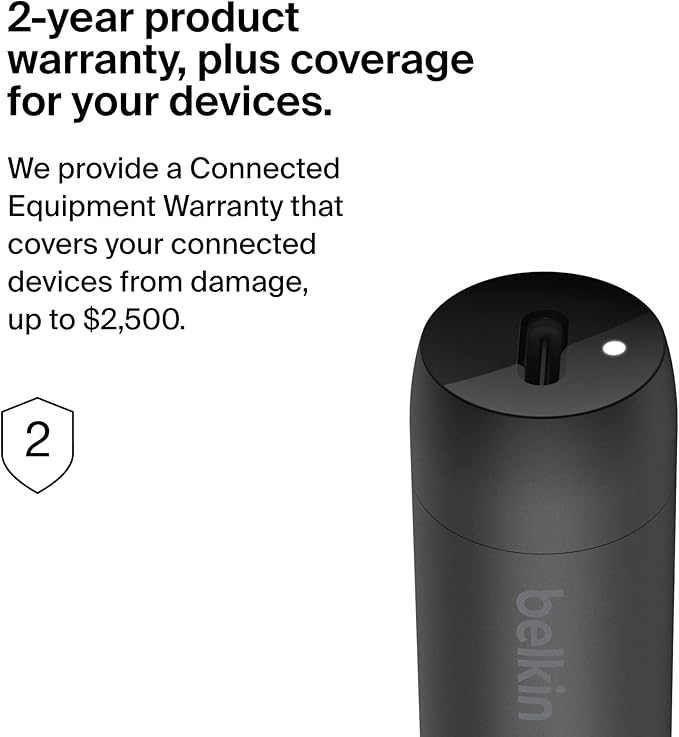 Belkin Boost↑Charge™ 30W Compact Fast Car Charger w/USB-C Power Delivery Port for iPhone 16, 16 Pro, 15, 15 Pro, Galaxy S25, S24, Note, Pixel 9 & More - Black