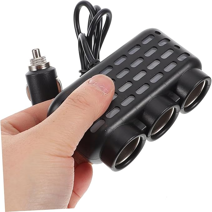 Car Charger Adapter with Multiple USB Ports for Fast Charging Mobile Phones Lighter Outlet Multiport Vehicle Charger Compatible Efficient and Safe Charging