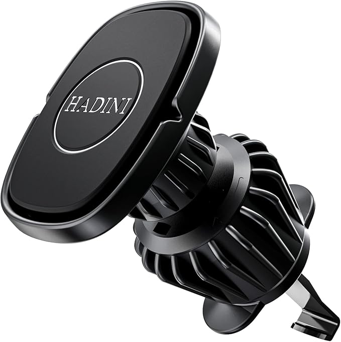 Magnetic Phone Holder for Car Vent [Metal Hook Clip] Car Mount Compatible with All Smartphones Fit All iPhone 17/16/15/14/13 Pro Max Plus & Samsung S25