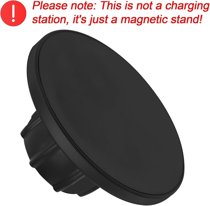 Magnetic Phone Mount Base, 0.67 Inch/17mm Phone Holder Ball Head Socket Accessories Compatible with iPhone 16 15 14 13 12 for Car Dashboard Air Vent Windshield Attachment