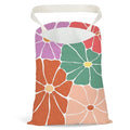 Pykfrhh Retro Flower Car Trash Can, Car Trash Bag Hanging, Waterproof Cars Back Seat Hanging Organizer and Storage Trash Bags for Vehicle Travelling Camping