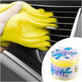 Cleaning Gel for Car, Universal Vehicle Interior Detailing Cleaning Putty Gel, Detail Cleaner Tools for Keyboard Vent PC Laptop Camera, Automotive Duster Remover Cleaner Accessories (Yellow)