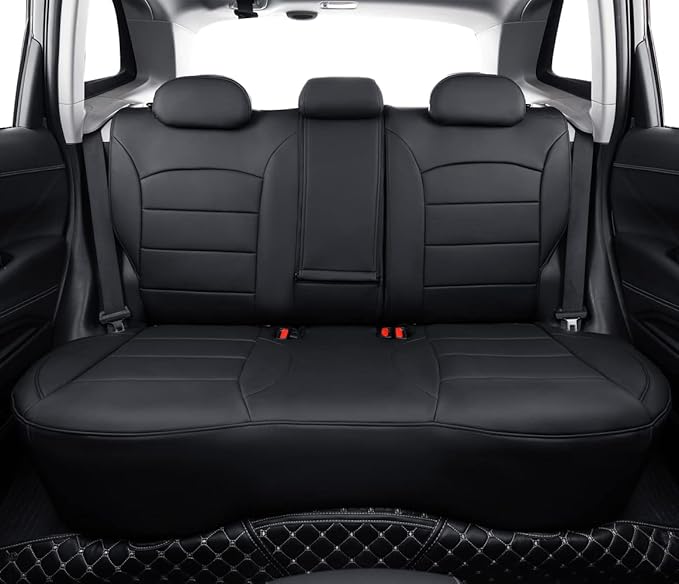 coverdream Legacy Seat Covers Custom Fit for 2020-2024 2025 Subaru Legacy,Full Coverage,Airbag Compatible, Waterproof Leather Car Seat Protector (Full Set,Black)