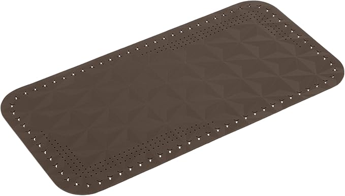 Car Center Console Cushion Pad 12.59"X6.29" Center Console Cover Armrest Seat Box Cover Faux Leather Coffee