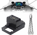 Motorcycle GPS Navigation Bracket with USB Charger Mobile Phone Holder Navigator for BMW R1200RT R1250RT 2014-2020 USB Charging Only