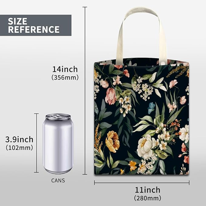 ABUIFDK Car Trash Can, Cute Car Trash Bag, Hanging Car Organizer and Storage Bag, Trash Bin for Car Accessories, Vehicle, Travelling, Camping Watercolor Flowers