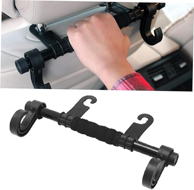 Back of Seat Protector 2 Pack Car Seat Hooks Car Seat Storage Hook Car Backseat Hooks Plastic Car Back Seat Holder