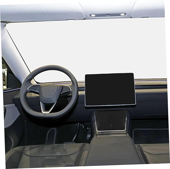 Tofficu Car Interior Accessory y Model Console Wireless Charging Pad Silicone Mat Phone Holder