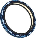 Neoprene Steering Wheel Cover Cute Shark Print Car Steering Wheel Cover Universal Fit for Most Cars