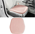 Gel Car Seat Cushion, Non-Slip & Comfortable Automotive Chair Protector Pad for Driving, Breathable Vehicle Interior Mat Cover Accessories, Universal for SUV Sedan Truck (Pink)