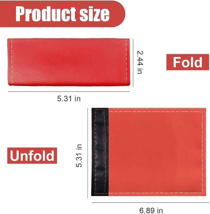 2PCS Car Grab Handle Cover, Anti-Scratch Auto Inner Front Rear Door Pull Handle Cover, PU Leather Door Grip Gloves Protector Auto Interior Decoration Accessories for Car, Truck, SUV (Red)
