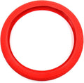 uxcell Universal Red Silicone Anti-Slip Steering Wheel Cover Protector for Car Vehicle