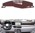 generic leather dashboard cover Compatible with VW TAVENDOR（NO HUD） 2023-2024，dash cover, Non-Slip Dash Cover, Dash mat Dashboard Cover, Interior Dash Covers, brown