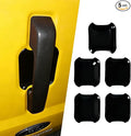 LIUQING Car Door Bowl Scratch Protector for Ford Bronco 2021-2025 4 Doors, Exterior Door Handle Bowl Cover Trim for Ford Bronco Accessories (Black)