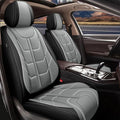 TTX LIGHTING Car Seat Covers fit for Chevrolet/Chevy HHR 2006-2011 - Waterproof Leather Automotive Seat Protectors (2 Front Seats, Gray)