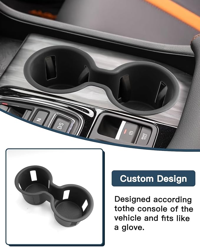 Ruiya 2026 Passport Console Organizer,for Honda 2026 Passport Accessories Cup Holder & Hidden Console Organizer Compatible with 2026 Honda Passport RTL/TrailSport/TrailSport Elite(2 Packs)