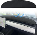 LivTee Dash Mat Dashboard Cover, Fits for Tesla Model Y Model 3 2017 2018 2019 2020 2021 2022 2023, Dashboard Decorative Pad Carpet, Interior Auto Accessories