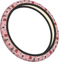 Nutcracker Christmas Xmas Flower Neoprene Steering Wheel Covers Women Men Car Accessories, Universal 15 Inch Fit Auto, Suvs, Truck