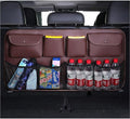 Trunk Organizer for Volvo XC90 XC70 XC60 XC40 V90 V70 V60 V40, Vehicle Hanging Back Seat Boot Bag Car Leather Cargo Storage Bags Waterproof Multifunction Accessories,B/Coffee