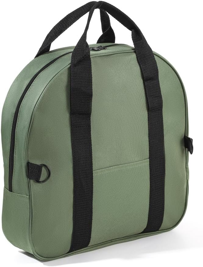 YELAIYEHAO Cable Bag - Jumper Cable Bag - Storage & Organizer for Cables, Cords, and Hoses (Green, 15.7 X 15.3X 4.3INCH)