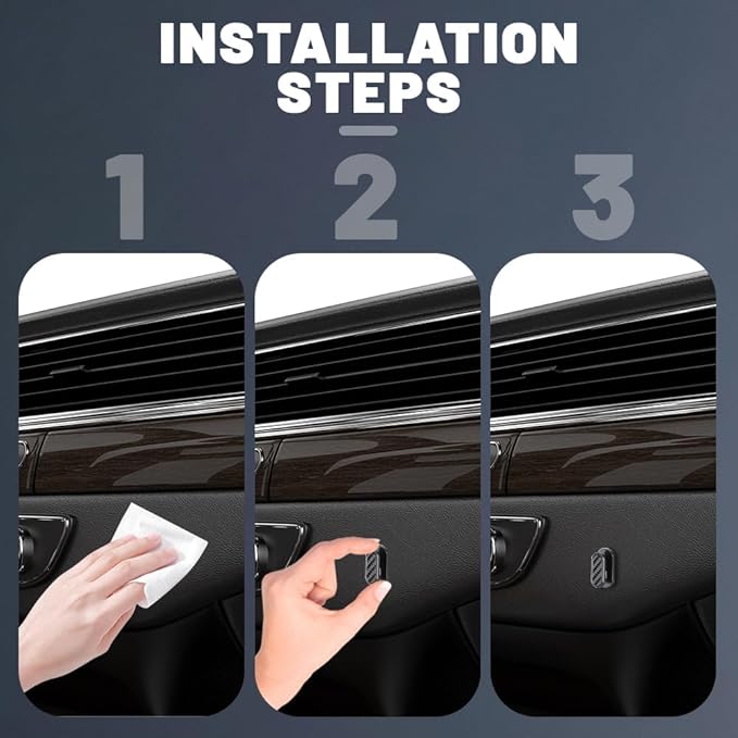 4PCS Car Mini Hooks, Car Dashboard Hook, Multifunctional Auto Backseat Hangers, Vehicle Interior Accessories Car Sticker Hooks for Key, Mask, Earphone, Charging Cable, Black