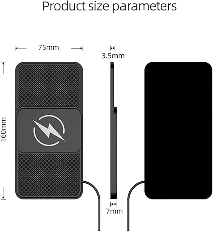 Wireless Car Charger Pad for Subaru Outback 2015-2021,20W Fast Wireless Phone Charger Cell Phone Cordless Charging mat,Non-Slip Phone Charging,30cm Cable Type-C