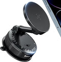 MORKEYA Magnetic Car Phone Holder Mount for Dashboard & Windshield, Strong Suction & N52 Magnet, 360° Adjustable Hands-Free Mount Compatible with iPhone and Android Phones