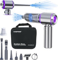 IYOFINE Vacuum/Air Duster 80,000RPM Super Power Mini Car Vacuum Cleaner 4-in-1 air Blower Gun Air Duster & Air Blower & Pump Hand Electric air Duster Handheld dust Blower Blower Cordless (Purple)