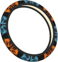 Ice Fires Cool Car Steering Wheel Cover, 15 Inch Steering Wheel Cover Stylish Decor for Most Cars