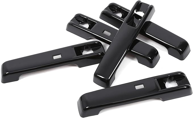 Tumukiw Car Exterior Door Handle Cover Compatible with Mercedes Benz G Class W464 2025+, Car Door Handle Protector Covers Trim with Keyless-Go Anti-Scratch Decoration Accessories (Glossy Black)