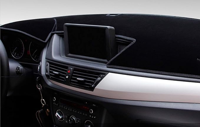 Custom Fit Dashboard Black Center Console Cover Dash Mat Protector Sunshield Cover Compatible with 2017 2018 2019 2020 2021 2022 Chrsyler Pacifica Minivan