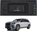 Car Wireless Charger for Mercedes Benz GLE/GLS(2016 2017 2018 2019) ML/GL(2012 2013 2014 2015),for Any Qi-Enabled Phone,with USB Port Anti-Slip Mat