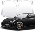 Thickened 2-Layer Front Windshield Sun Shade Compatible for ZN6 gt86/Scion FR-S 2013-2020, Foldable Custom Fit Sunshade Blocks 99% Heat, Keeps Car Interior Cool (for ZN6 gt86/Scion FR-S 2013-2020)