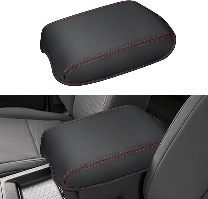 INTGET Center Console Cover for 2022 2023 2024 2025 2026 Nissan Frontier Accessories Leather Middle Console Cover Arm Rest Lid Replacement for Nissan Frontier Pro 4X Accessories S/SV/PRO-X/SL/Hardbody
