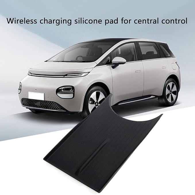 Wireless Chargers Pad Anti Slip Mat for CloudEV Protections Silicone Pad Flexible Pad Easy Use Auto Interior Accessory