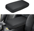 INTGET Center Console Cover for Lexus GX 550 Accessories 2024 2025 2026 Leather Middle Console Arm Rest Cover for Lexus GX550 2024 2025 2026 Accessories (Dark Gray Stitches)